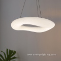 Pendant Lamp Round White Acrylic Chandelier Hanging Lamps